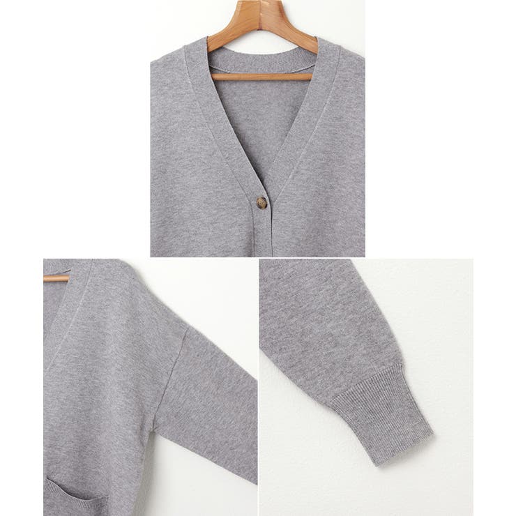 天竺編み 長袖 ニット | andme | 詳細画像9 