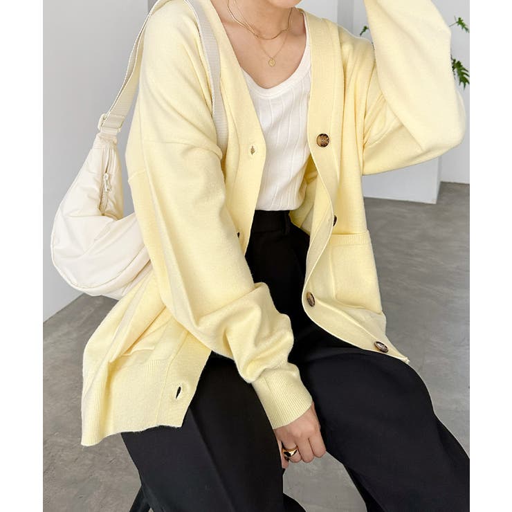 天竺編み 長袖 ニット | andme | 詳細画像16 