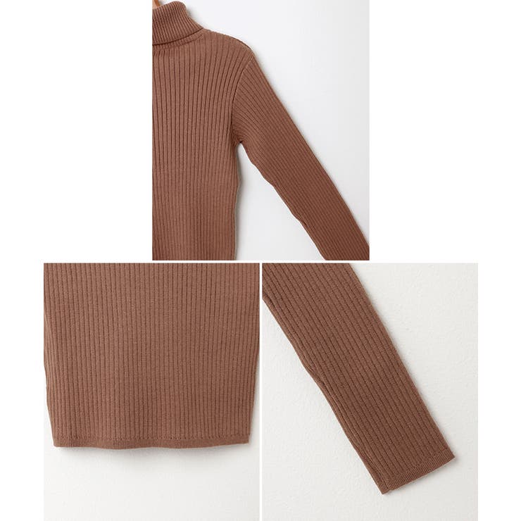 タートルネック 長袖 ニット | andme | 詳細画像15 