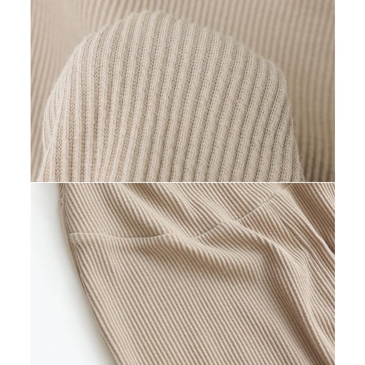 マタニティ セルフカットリブ レギンス | andme | 詳細画像15 