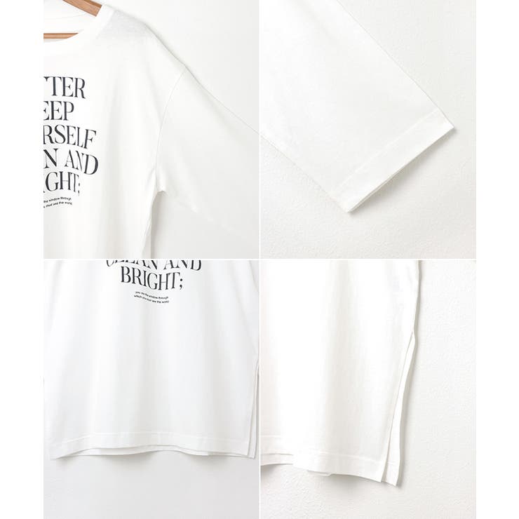 コットン天竺 長袖 Tシャツ | andme | 詳細画像16 