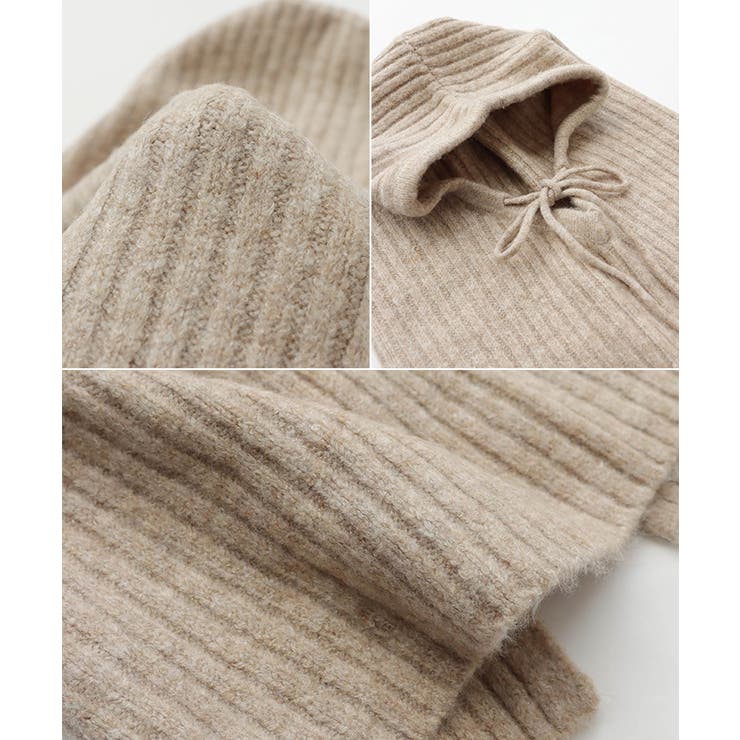 5G リブニット バラクラバ[品番：AZ000004201]｜andme（アンドミー）の