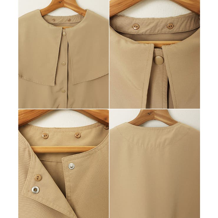 2way ケープカラー マウンテンパーカー | andme | 詳細画像14 