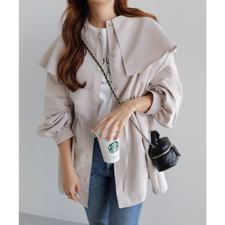 2way ケープカラー マウンテンパーカー | andme | 詳細画像22 