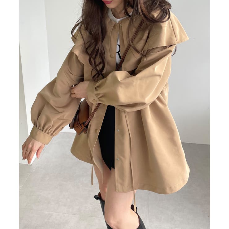 2way ケープカラー マウンテンパーカー | andme | 詳細画像31 