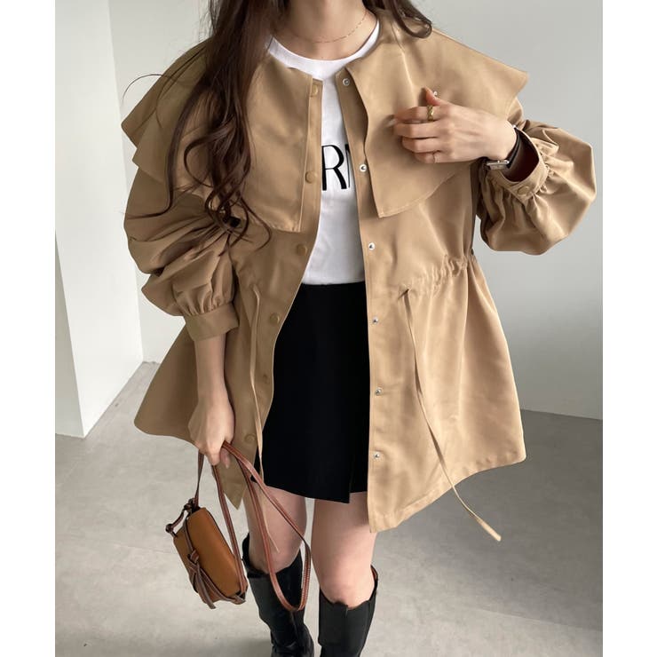 2way ケープカラー マウンテンパーカー | andme | 詳細画像32 