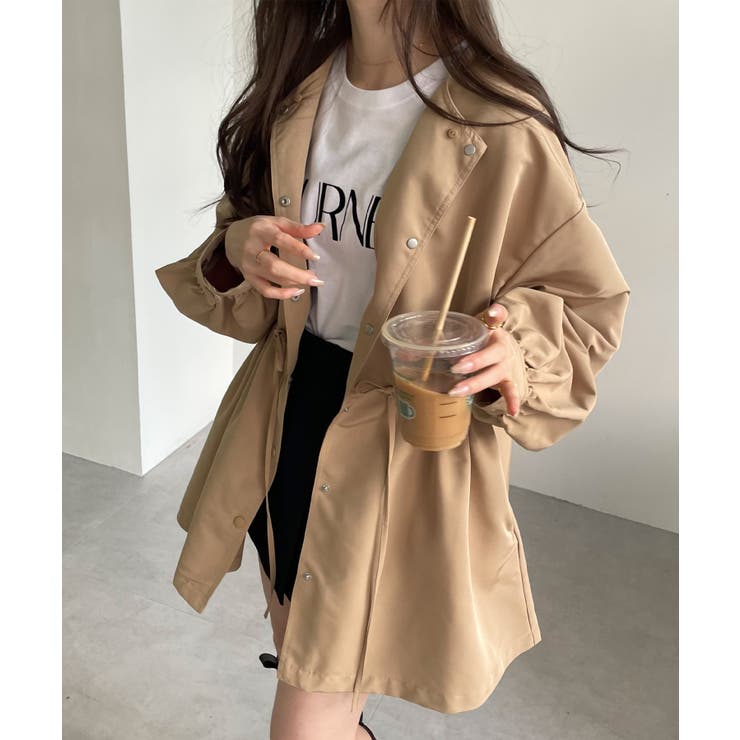 2way ケープカラー マウンテンパーカー | andme | 詳細画像36 