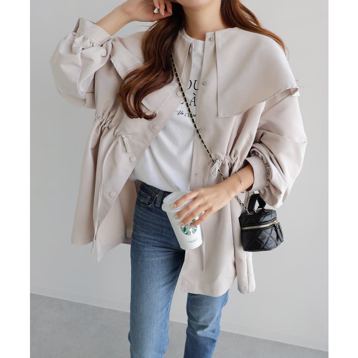 2way ケープカラー マウンテンパーカー | andme | 詳細画像23 