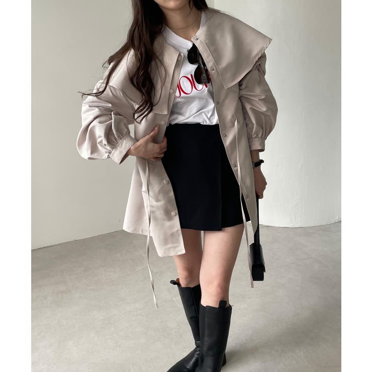 2way ケープカラー マウンテンパーカー | andme | 詳細画像25 