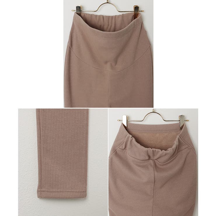 裏起毛 テレコ マタニティ | andme | 詳細画像13 