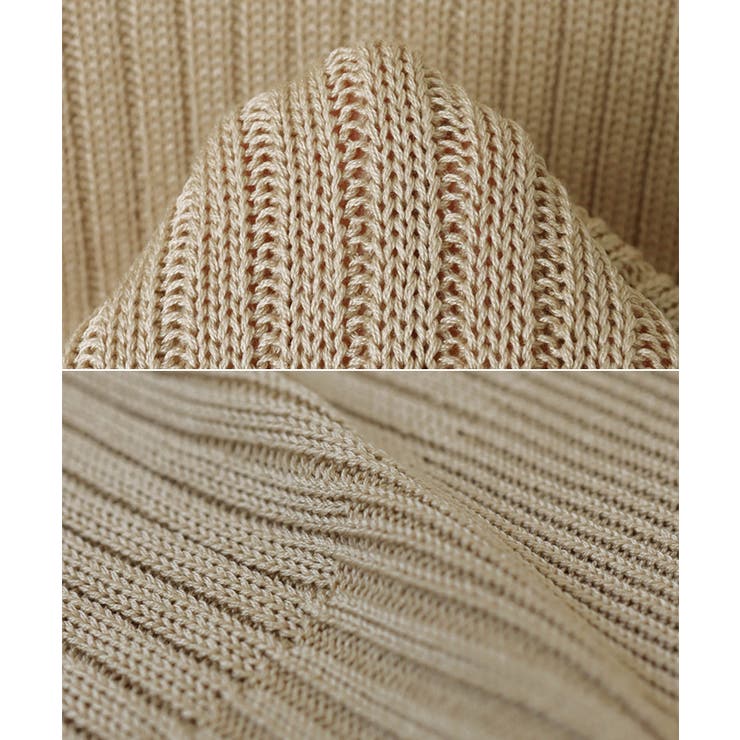 リネンタッチ ショート丈 リブ | andme | 詳細画像15 