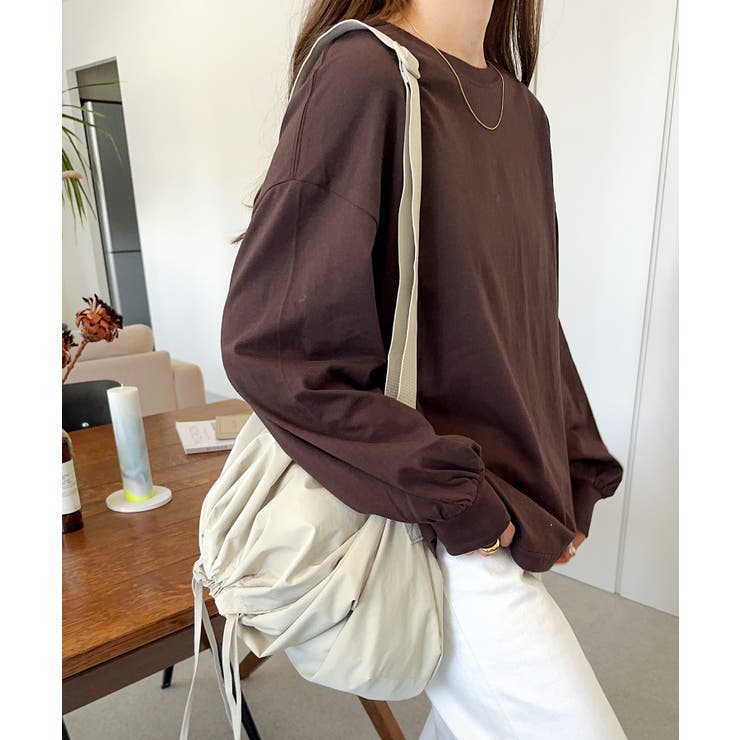 無地 ボーダー ボリューム袖 | andme | 詳細画像38 