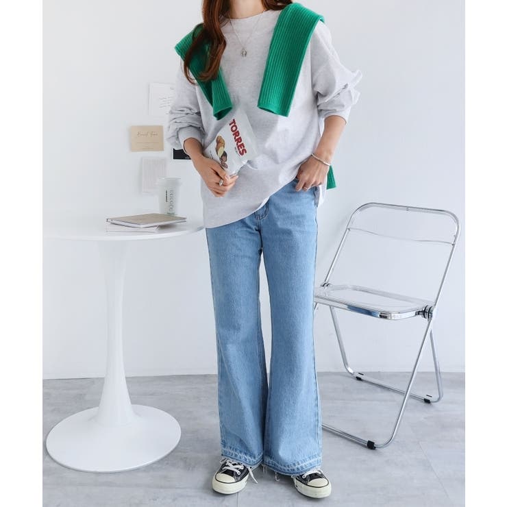 無地 ボーダー ボリューム袖 | andme | 詳細画像42 