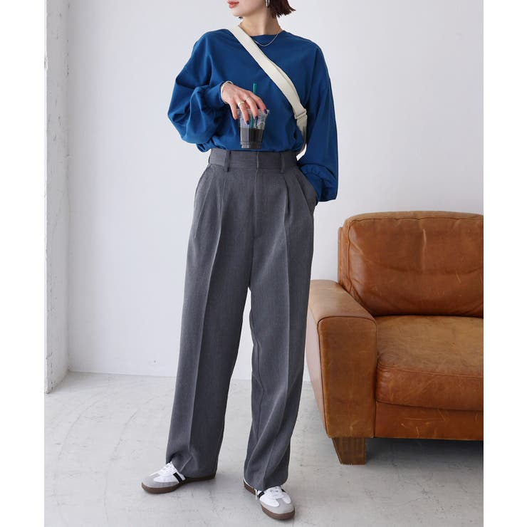 無地 ボーダー ボリューム袖 | andme | 詳細画像44 