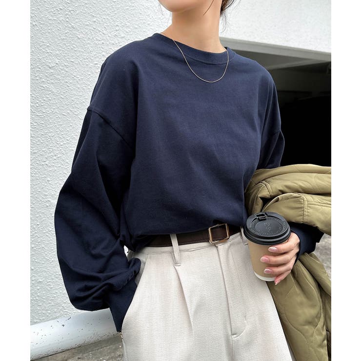 無地 ボーダー ボリューム袖 | andme | 詳細画像49 