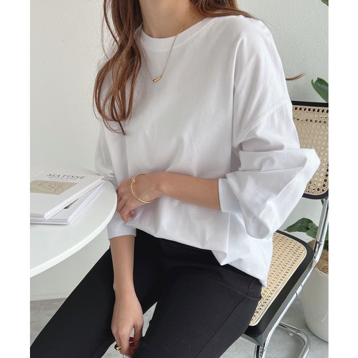 無地 ボーダー ボリューム袖 | andme | 詳細画像28 