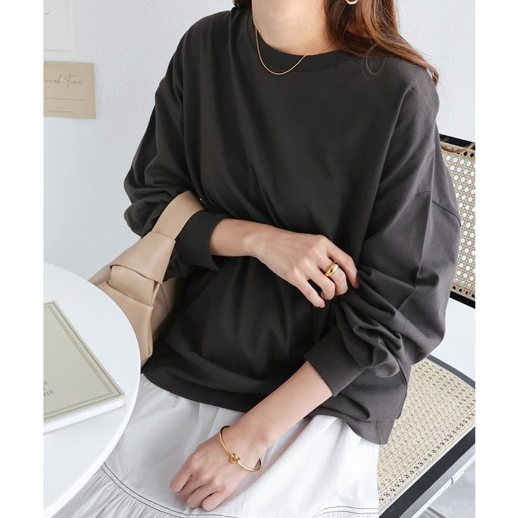 無地 ボーダー ボリューム袖 | andme | 詳細画像31 