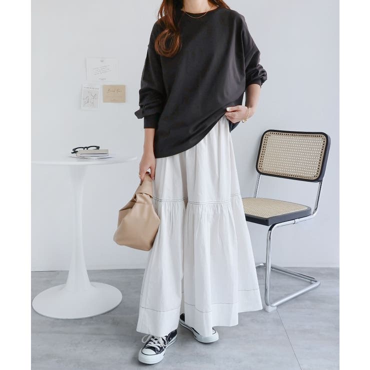 無地 ボーダー ボリューム袖 | andme | 詳細画像32 