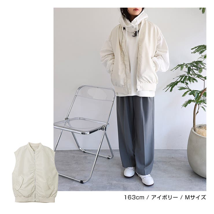 売れ筋がひ！ MA 1 ベスト[品番：AZ000004265]｜andme（アンドミー）の Mサイズ