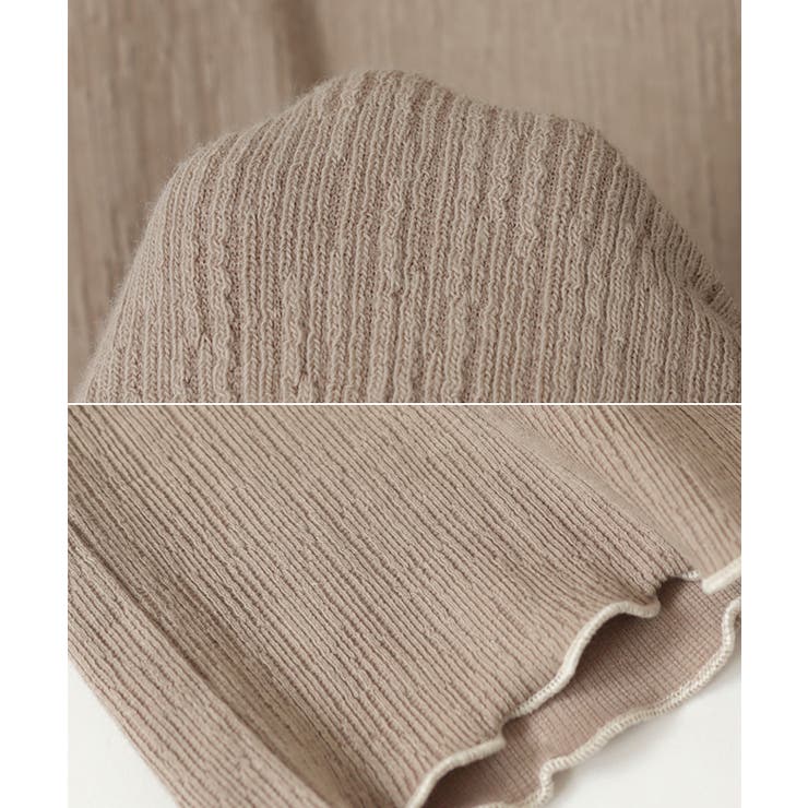 楊柳 配色メロー ワンピース | andme | 詳細画像18 