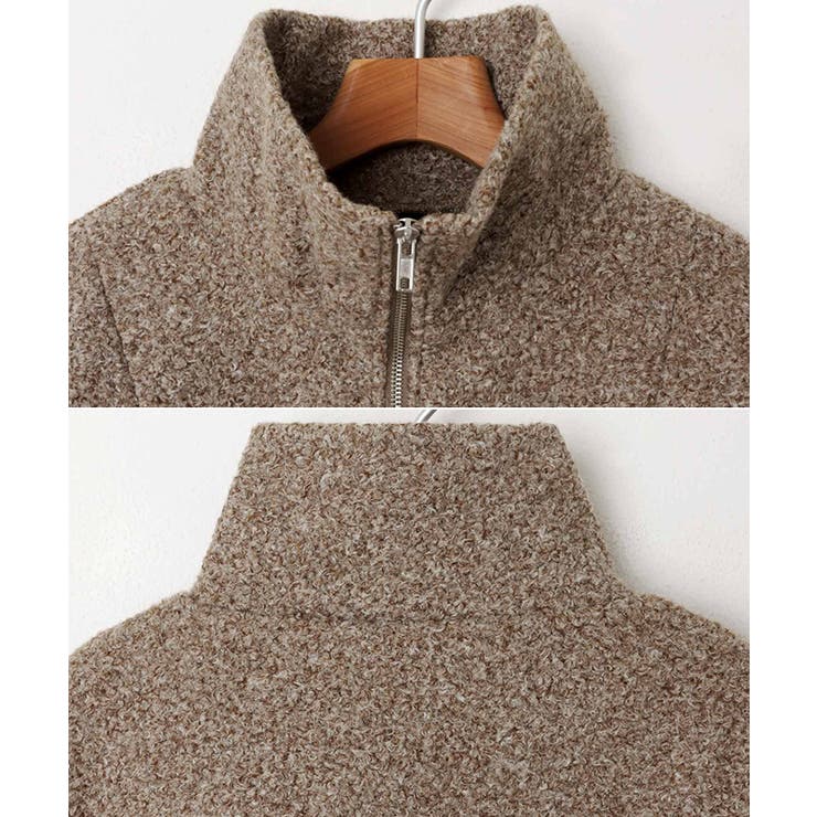 ハーフジップ プルオーバー オーバーサイズ | andme | 詳細画像13 