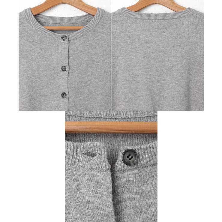 クルーネック 長袖 ニット | andme | 詳細画像17 