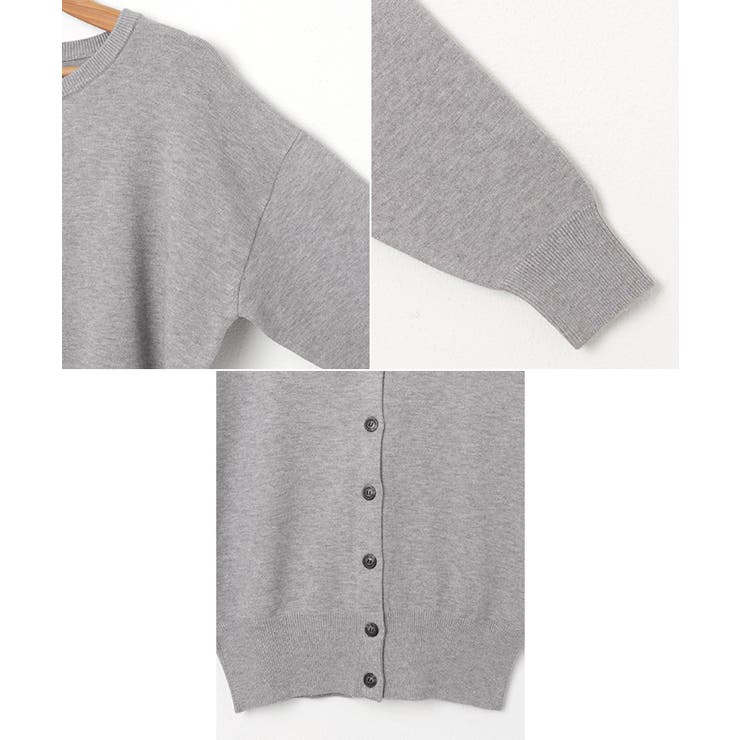 クルーネック 長袖 ニット | andme | 詳細画像18 