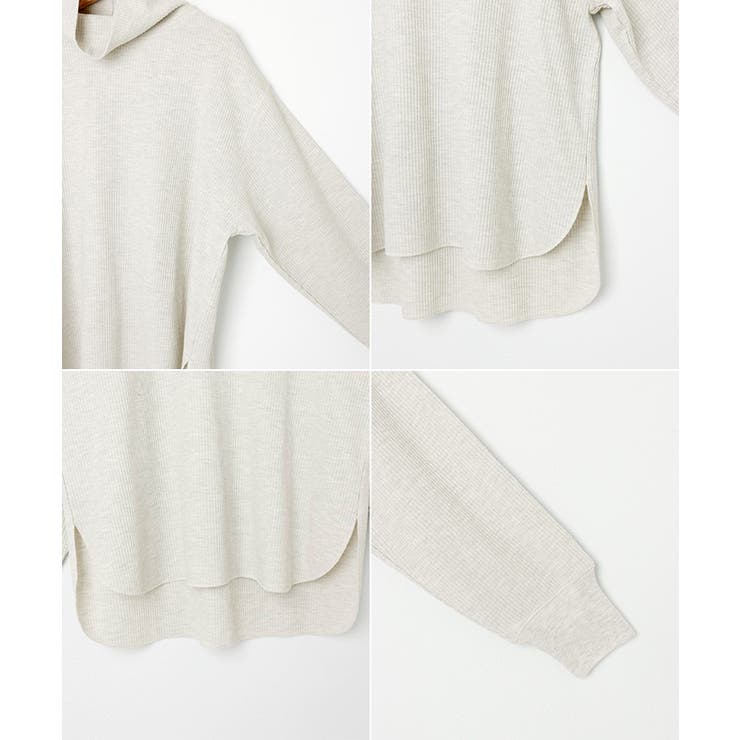 ワッフル タートルネック トップス | andme | 詳細画像14 