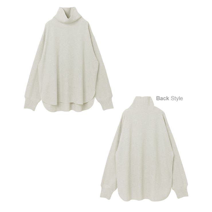 ワッフル タートルネック トップス | andme | 詳細画像16 