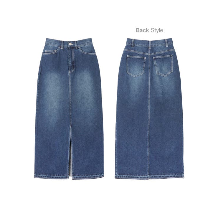 本日限定値下げ！インディゴブルースリットデニムスカート 本日限定値下げ！インディゴブルースリットデニムスカート 本日