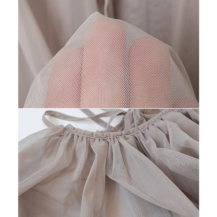 チュール ギャザー シアー | andme | 詳細画像17 