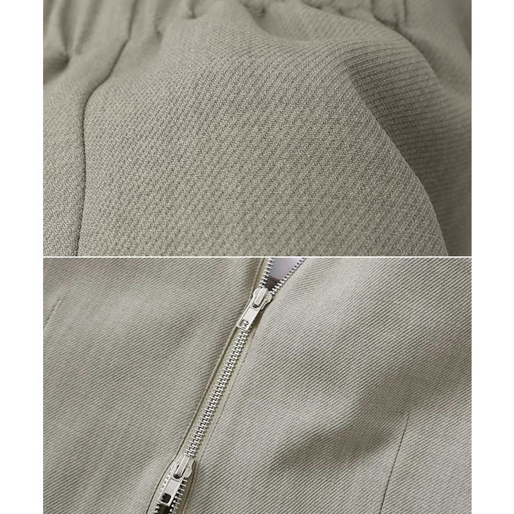 リネンライク ダブルジップ ビスチェ風 | andme | 詳細画像16 