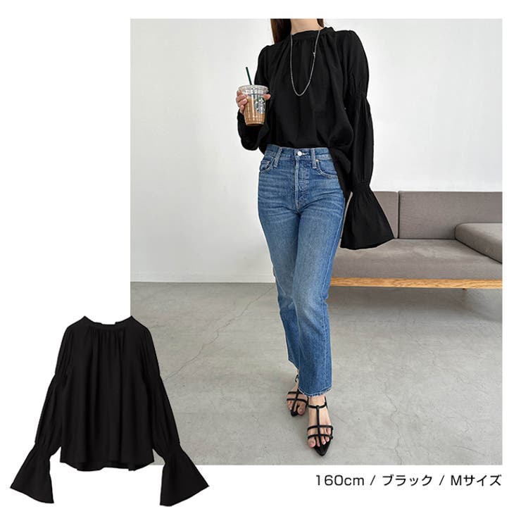 バックリボン キャンディスリーブ 長袖 | andme | 詳細画像14 