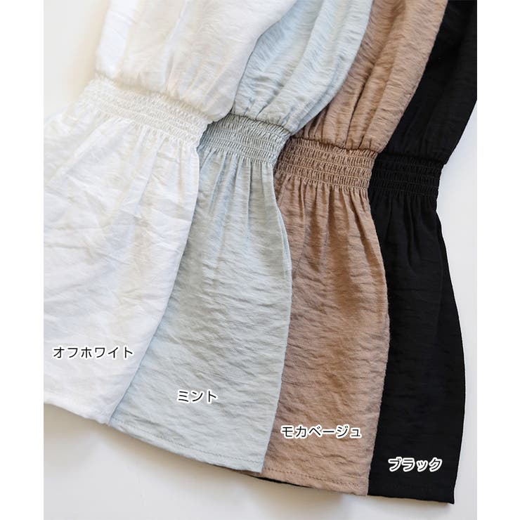 バックリボン キャンディスリーブ 長袖 | andme | 詳細画像3 