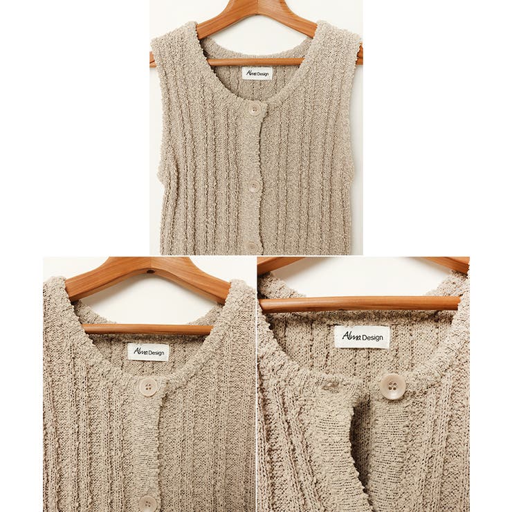 スラブヤーン ショート丈 ニット | andme | 詳細画像14 