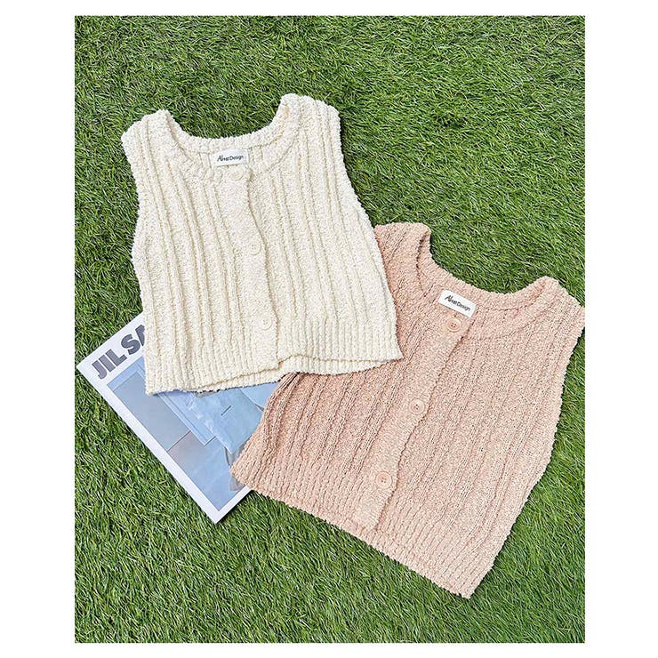 スラブヤーン ショート丈 ニット | andme | 詳細画像6 