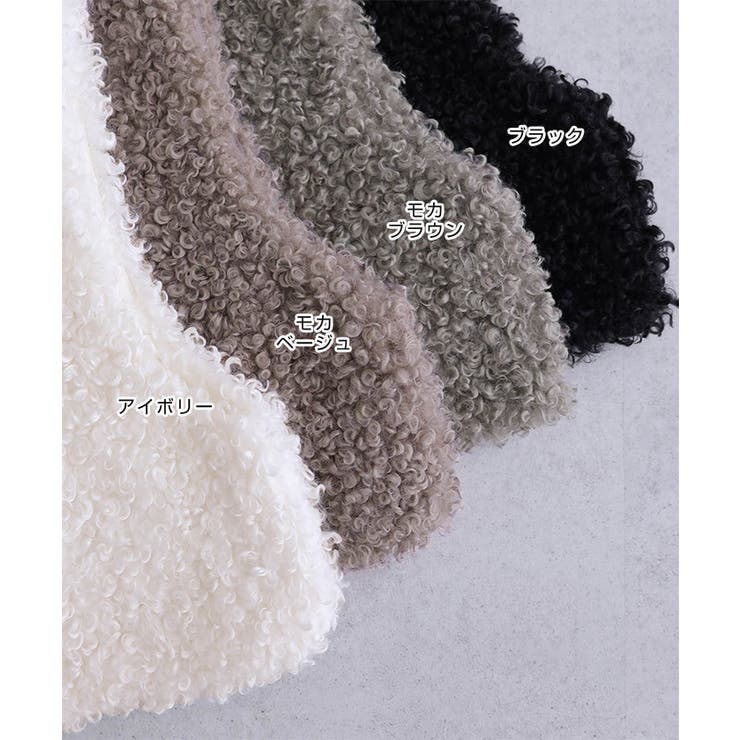 ショート丈 シープ ファー | andme | 詳細画像3 