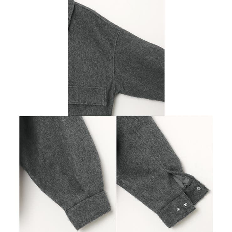 ニット シャギー ジップ | andme | 詳細画像16 