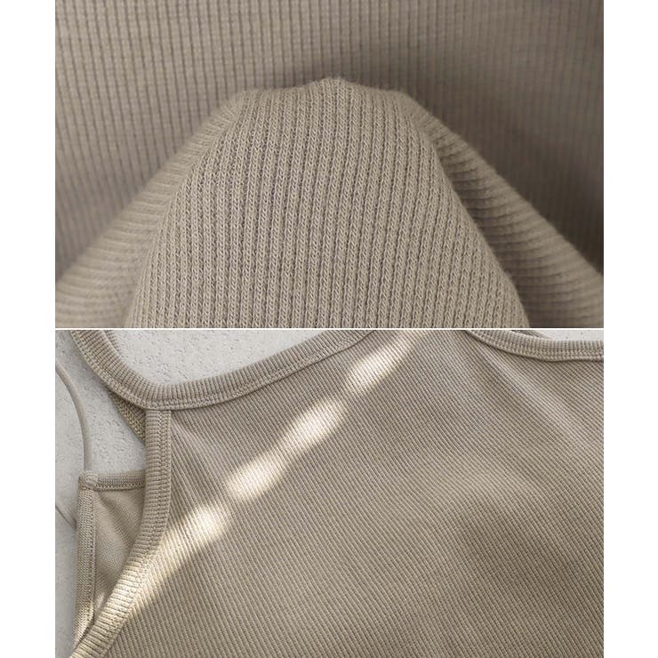 レイヤード風 カップイン キャミソール | andme | 詳細画像16 