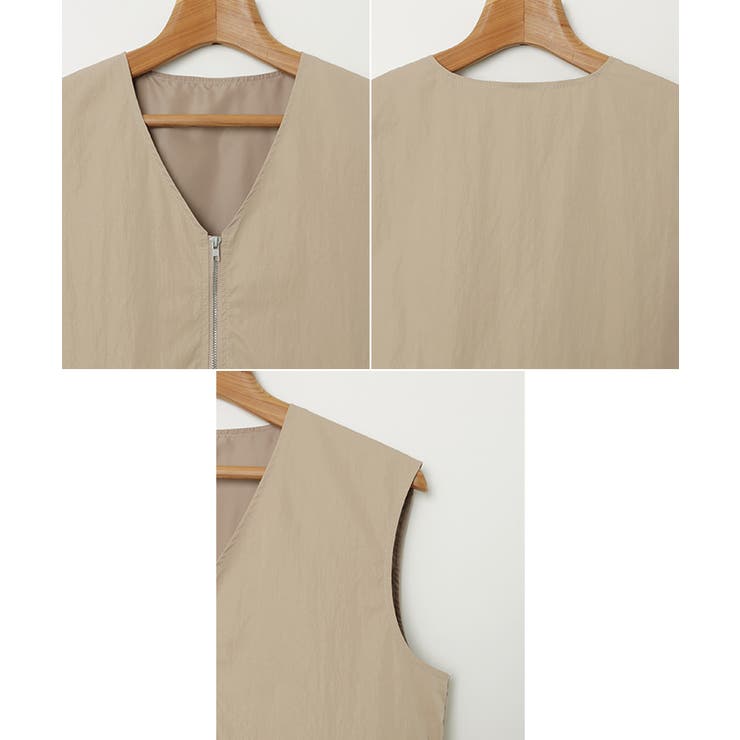 Vネック ペプラム バルーン | andme | 詳細画像14 