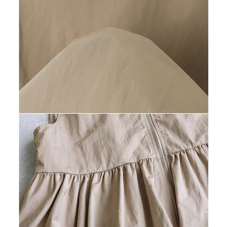 Vネック ペプラム バルーン | andme | 詳細画像16 