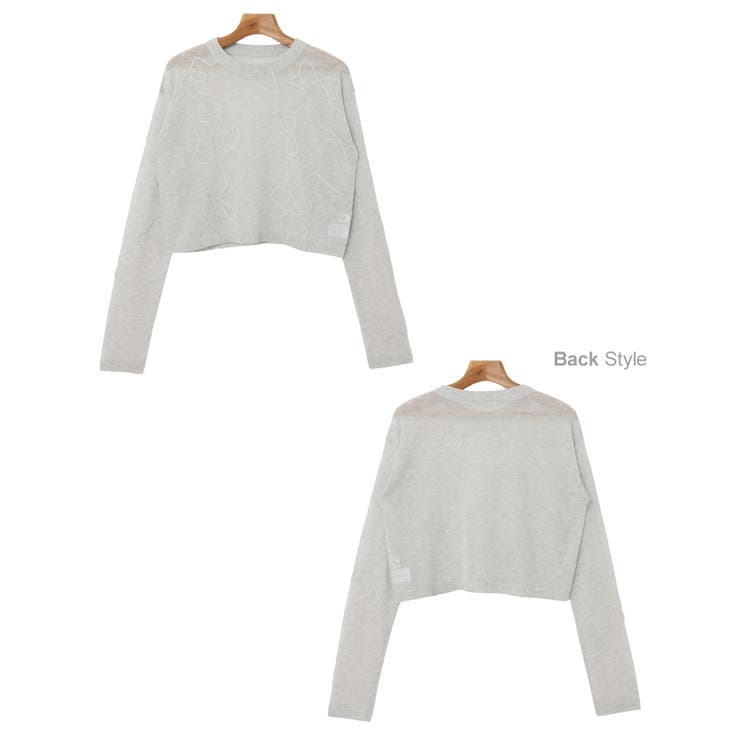 ニュアンス ウェーブ 刺繍 | andme | 詳細画像17 