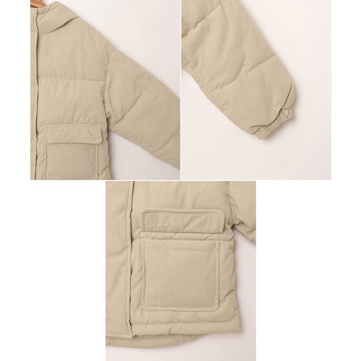 中綿 ダウン 細コーデュロイ | andme | 詳細画像16
