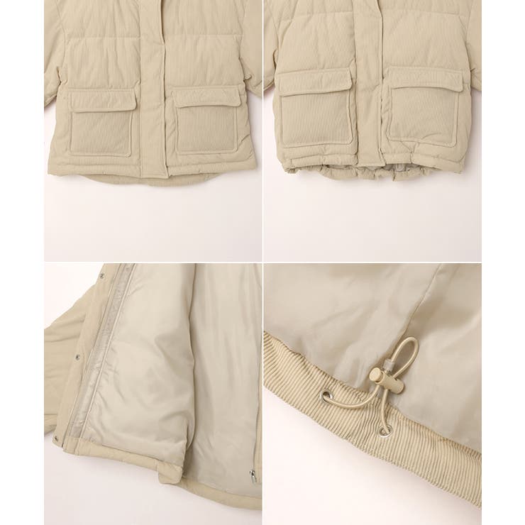 中綿 ダウン 細コーデュロイ | andme | 詳細画像17