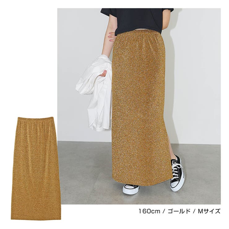 ラメ 天竺 タイト | andme | 詳細画像6 