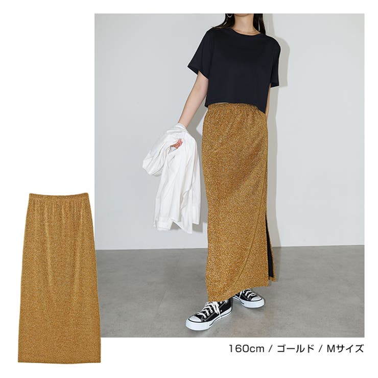 ラメ 天竺 タイト | andme | 詳細画像7 