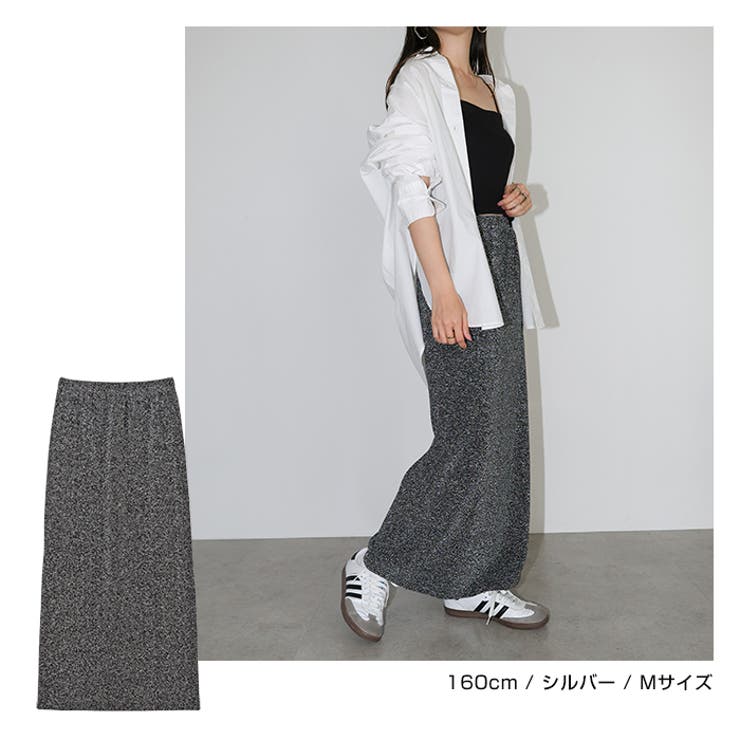 ラメ 天竺 タイト | andme | 詳細画像9 