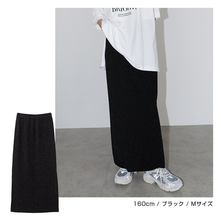 ラメ 天竺 タイト | andme | 詳細画像10 