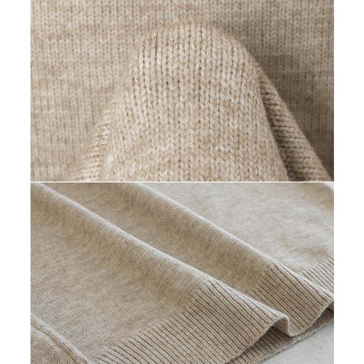 ボリューム袖 オフショルダー ニット | andme | 詳細画像20 