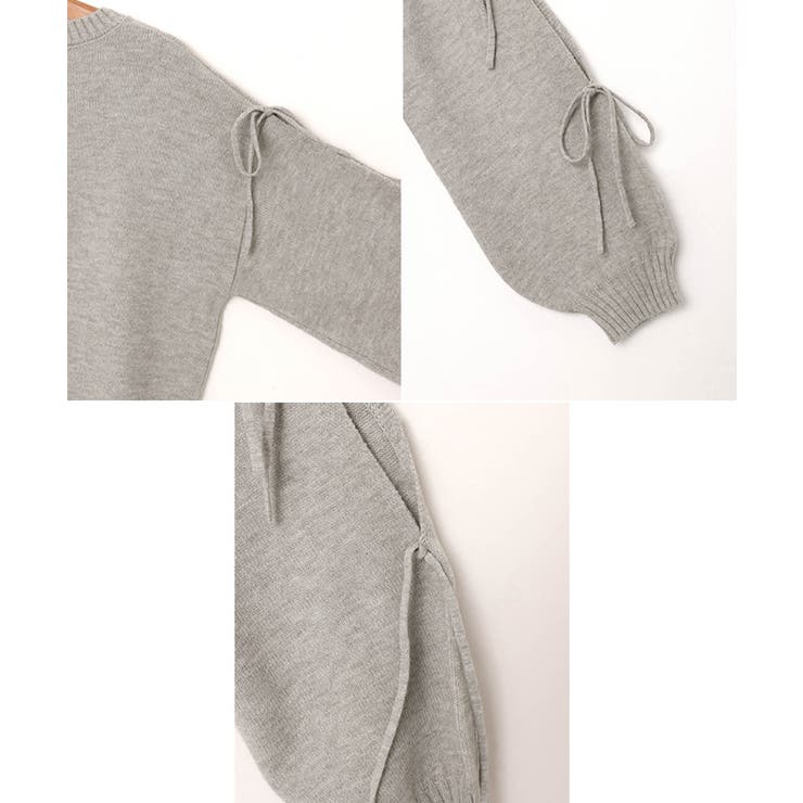 袖スリット リボン 長袖 | andme | 詳細画像17 